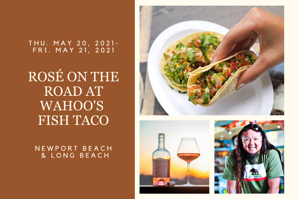 Wahoos Tasting Event- Newport Beach-5PM